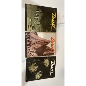 Lot of 3 Vintage Desert Magazines – 1963 (Jan, Feb, May) – Southwest Travel